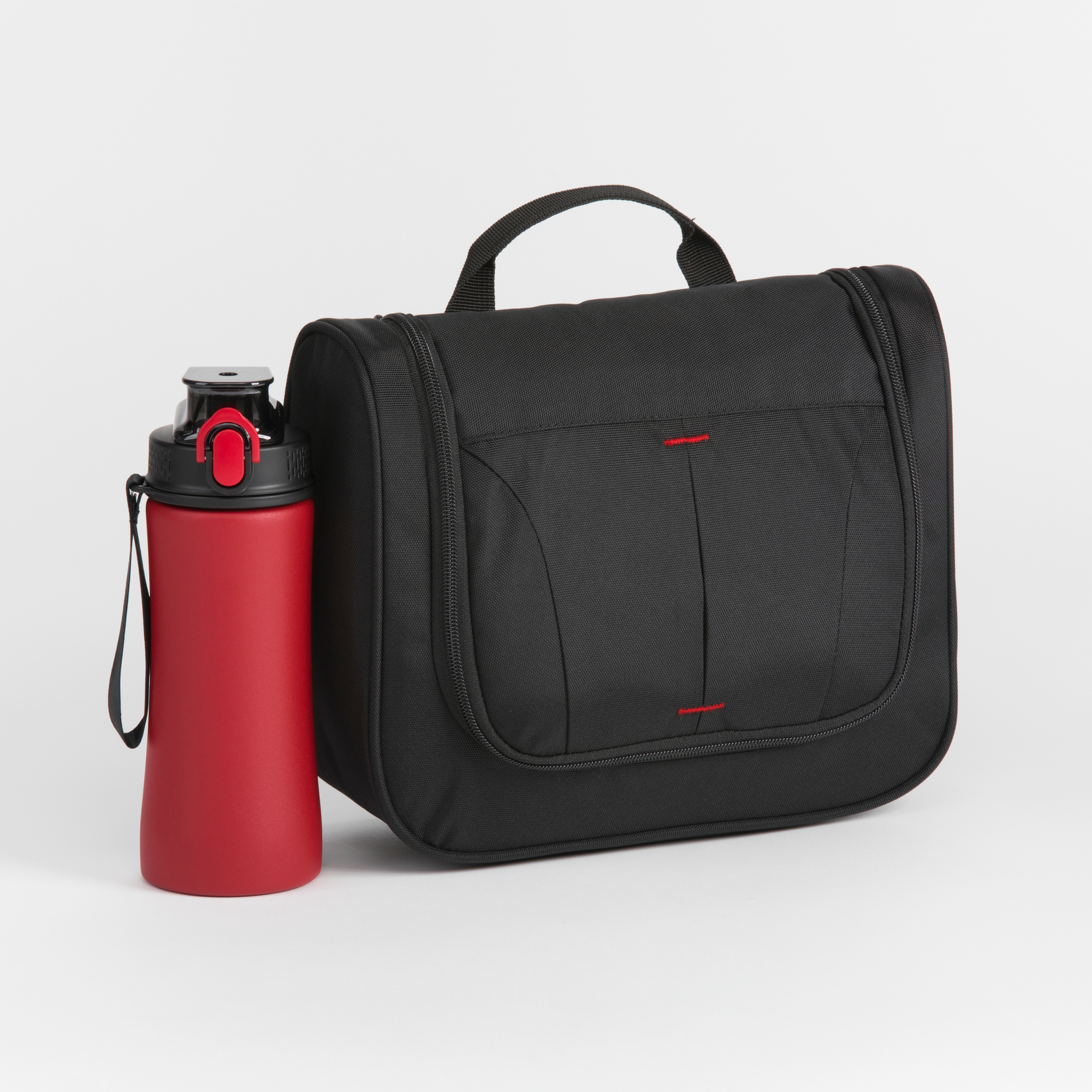 Steklenica iz jekla Primo & kozmetična torbica Urban