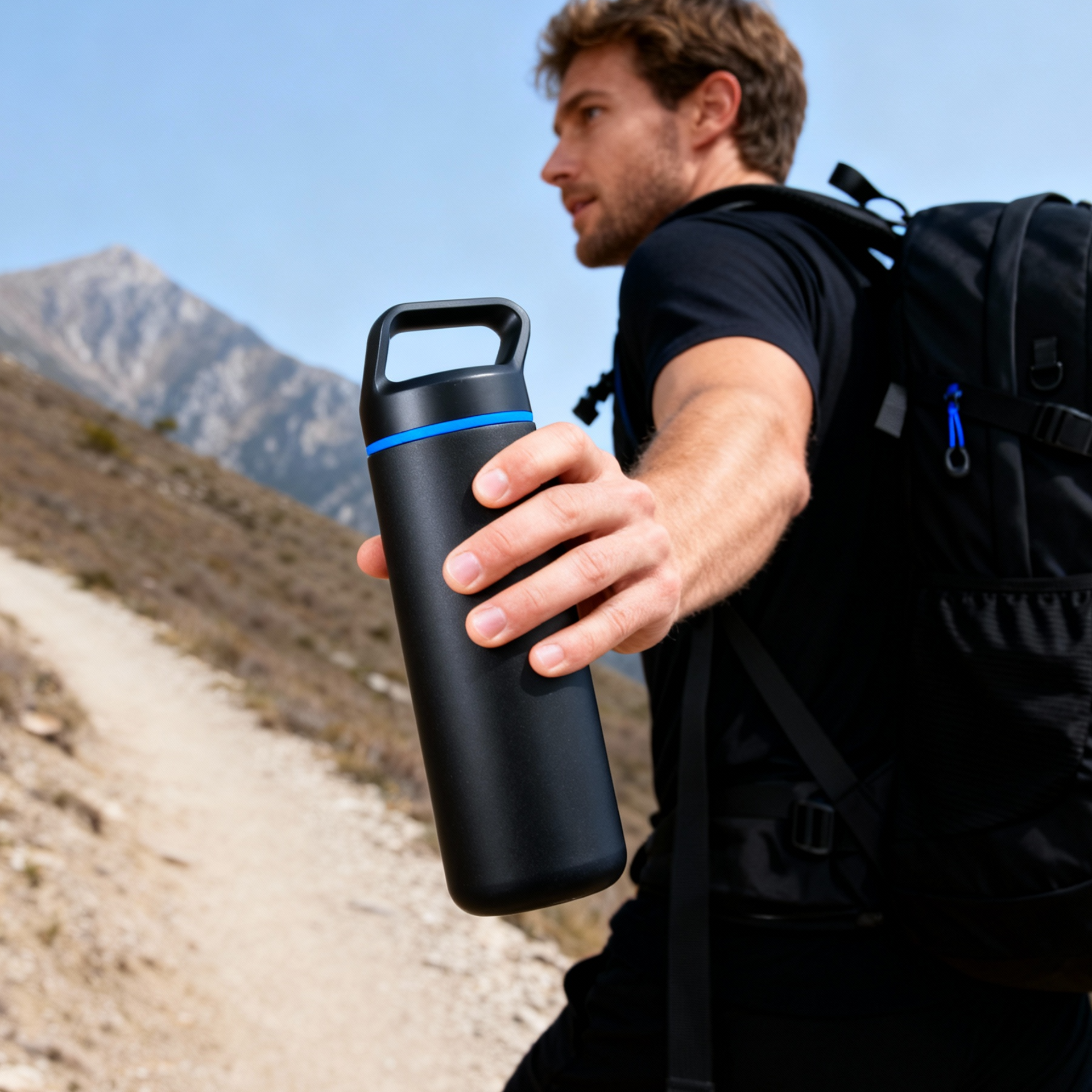 Steklenica Expedition, nerjaveče jeklo, bakrena izolacija, 650 ml