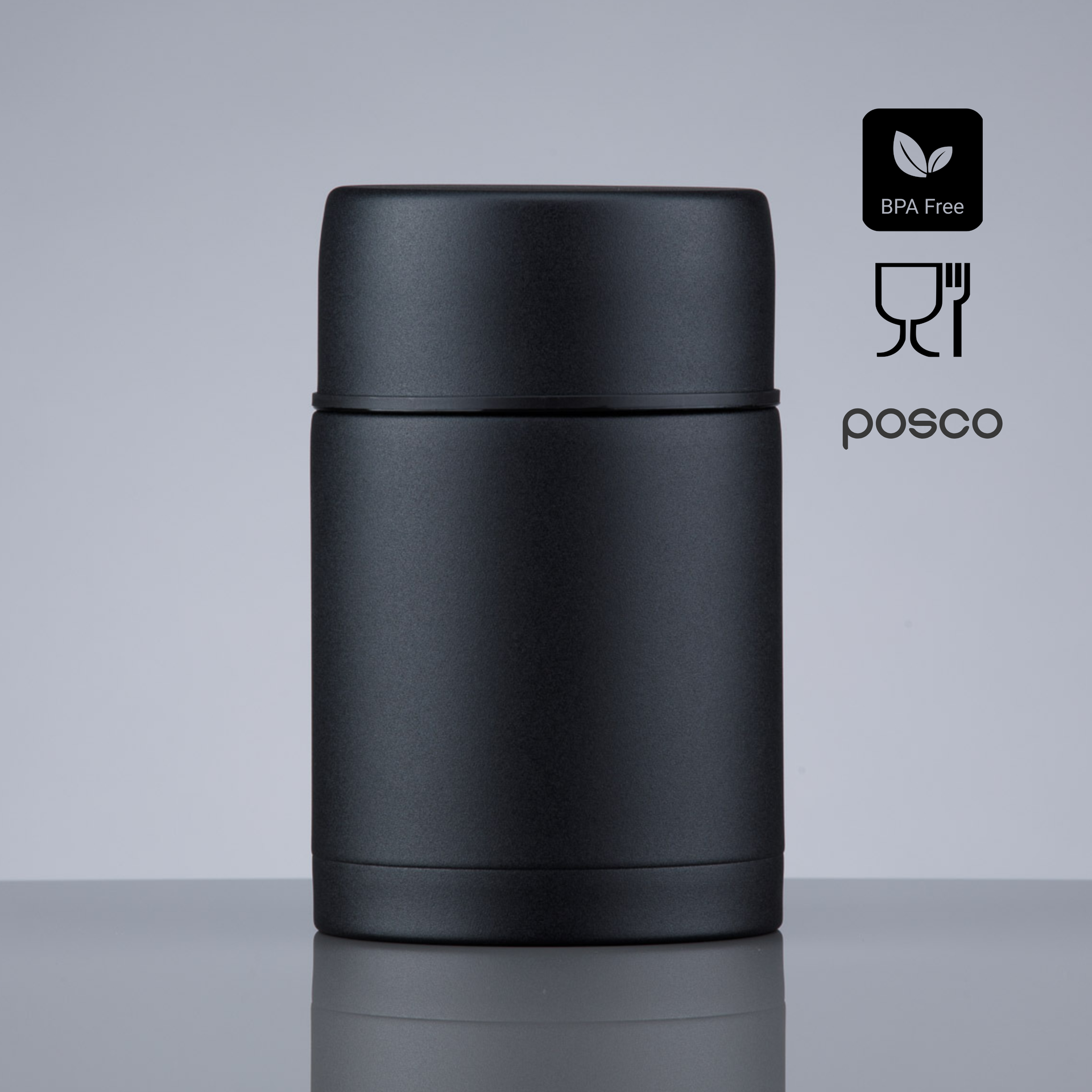 Posoda za hrano Nordic, nerjaveče jeklo POSCO, bakrena izolacija, 800 ml