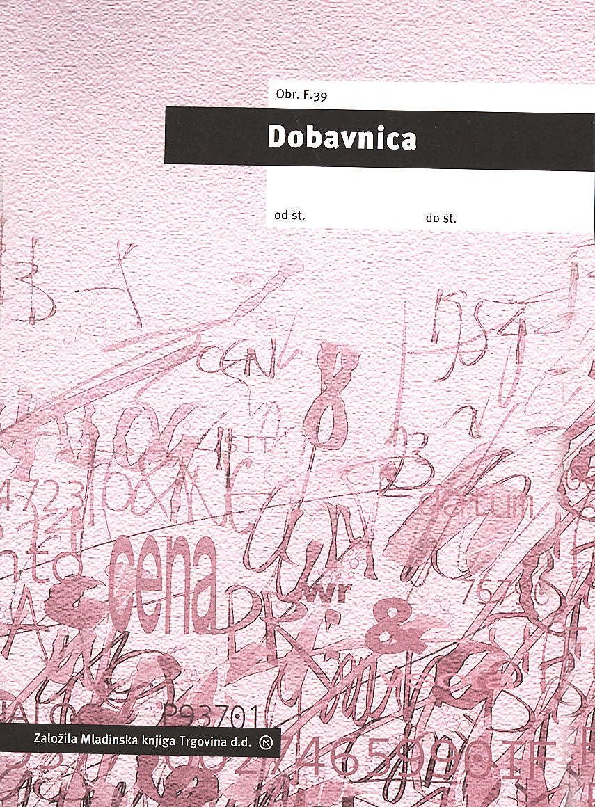 Dobavnica, F.39