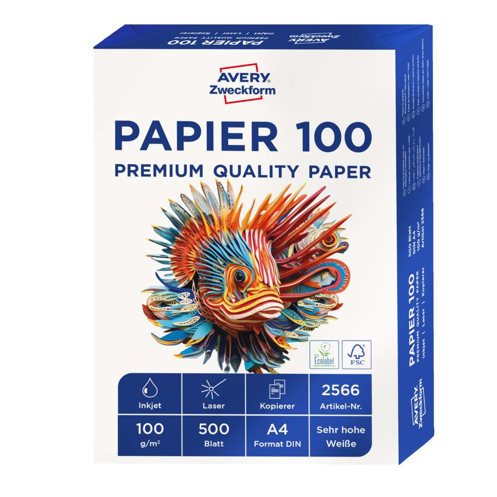 Papir bel večnamenski Avery Zweckform 2563 / 2566