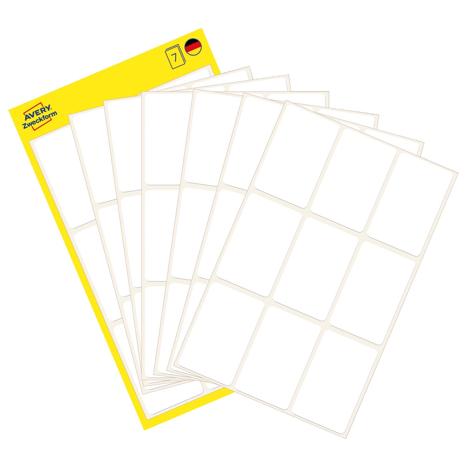 Etikete papirne bele za označevanje Avery Zweckform 3045, 38 x 24 mm