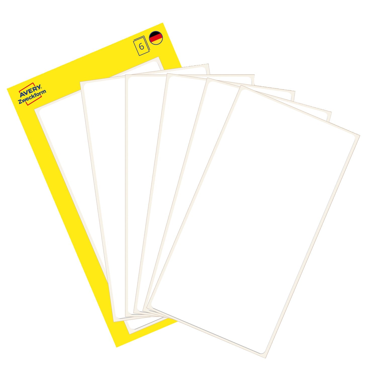 Etikete papirne bele za označevanje Avery Zweckform 3047, 98 x 51 mm