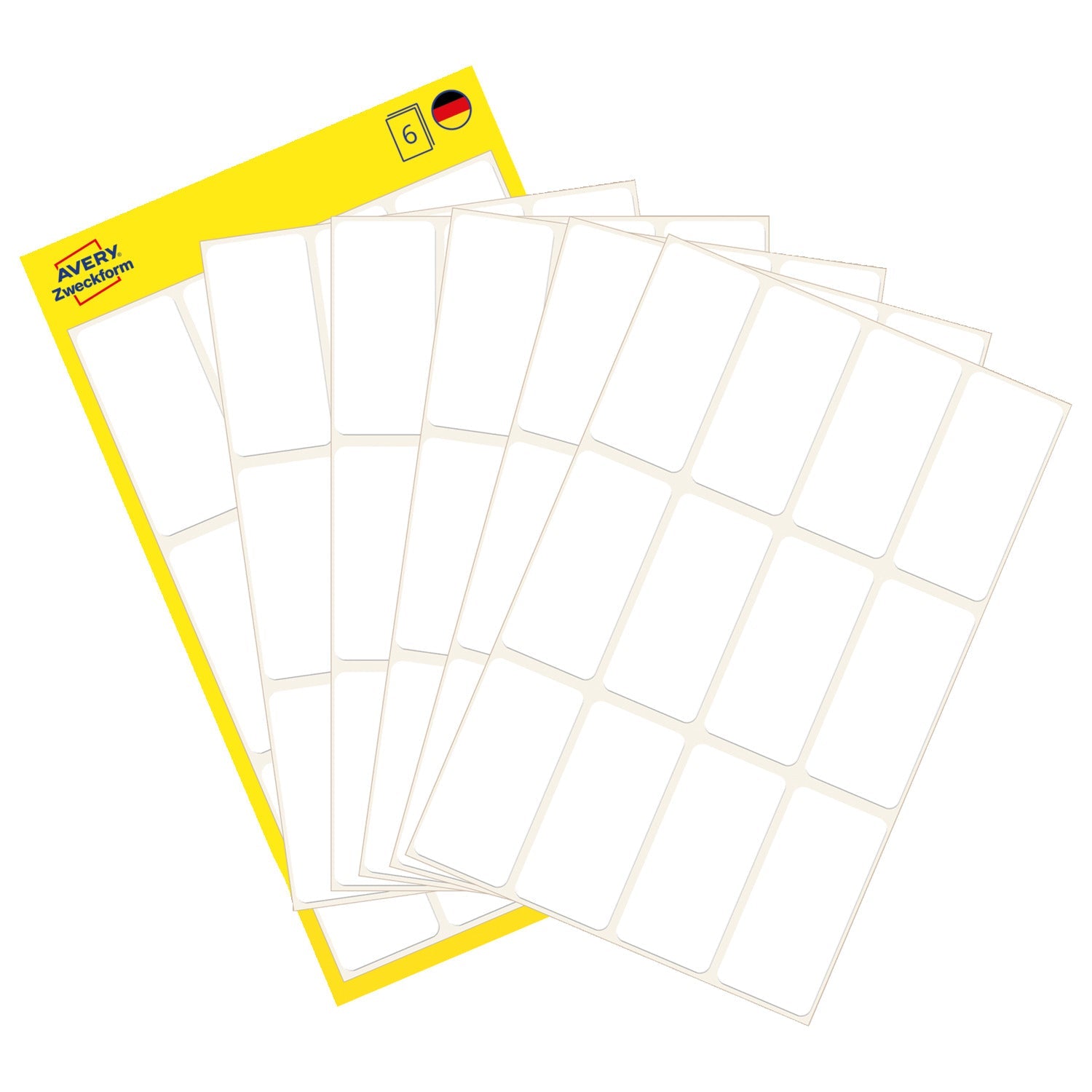 Etikete papirne bele za označevanje Avery Zweckform 3077, 38 x 18 mm