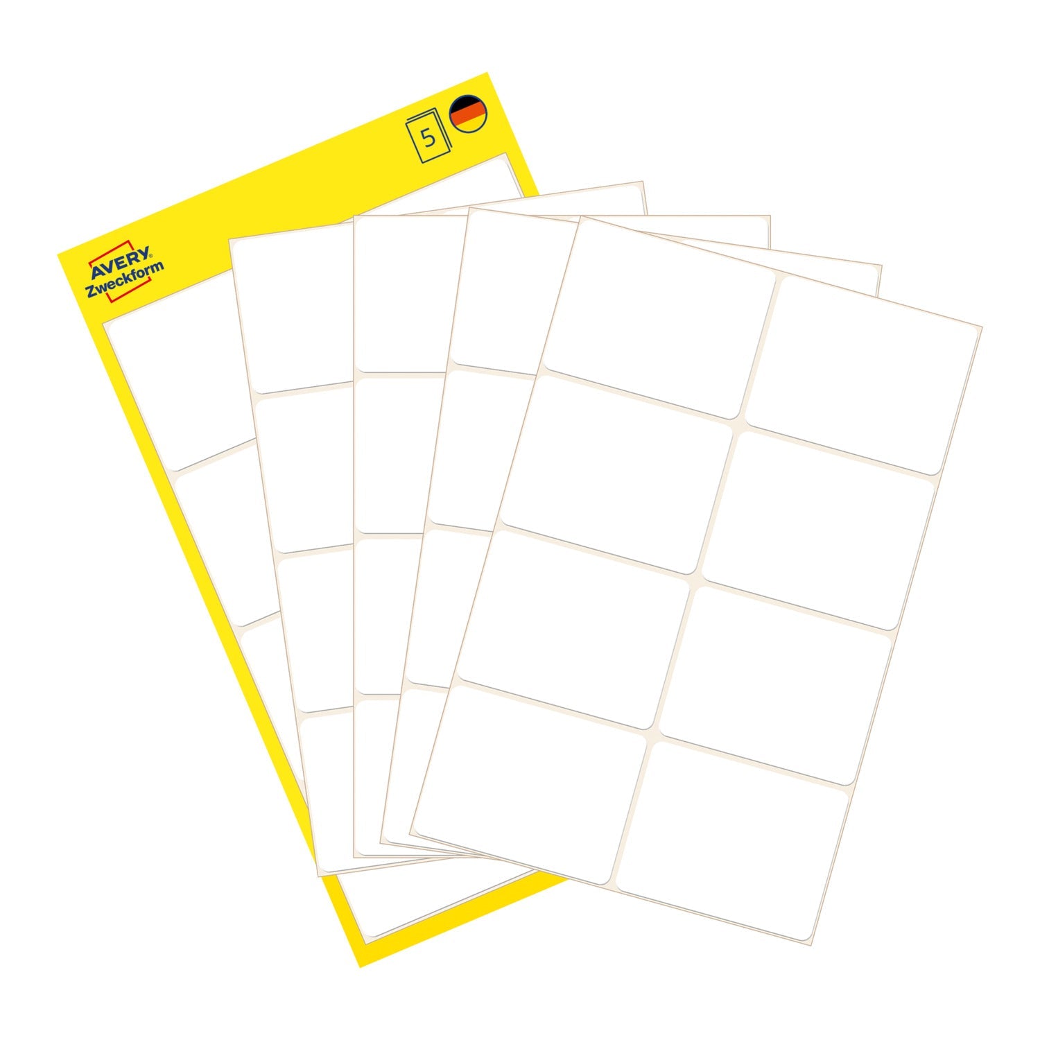 Etikete papirne bele za označevanje Avery Zweckform 3078, 38 x 29 mm