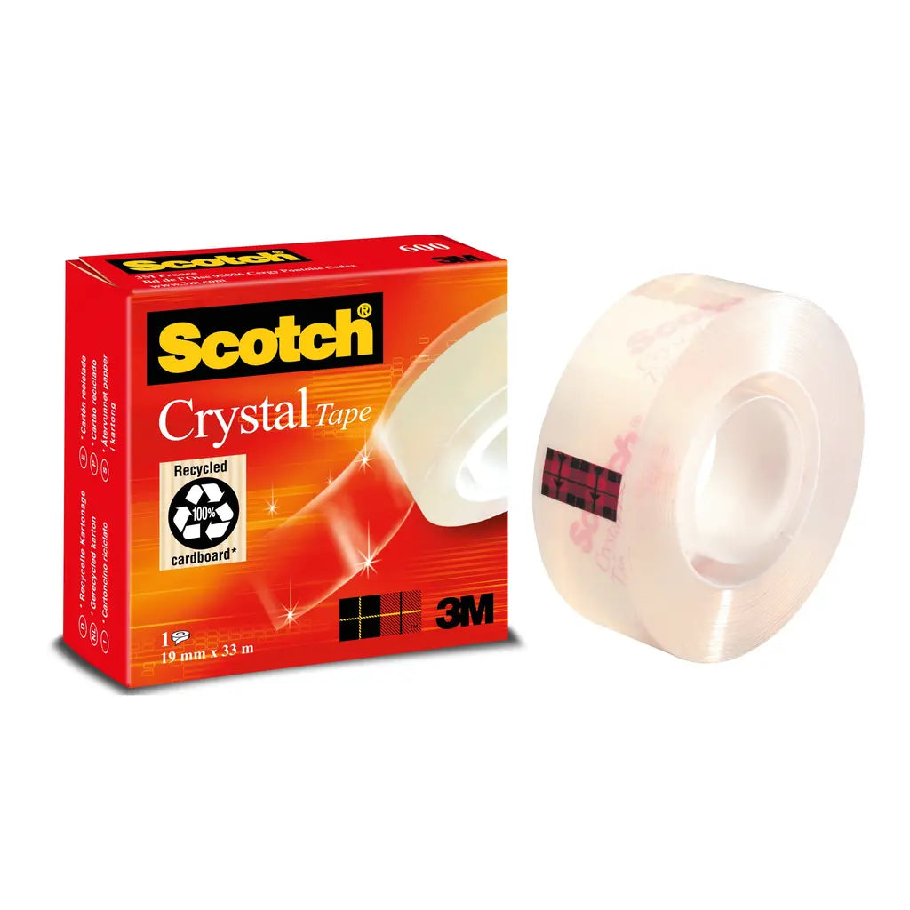 Lepilni trak Scotch 3 m 600, dimenzije 19 x 33 mm