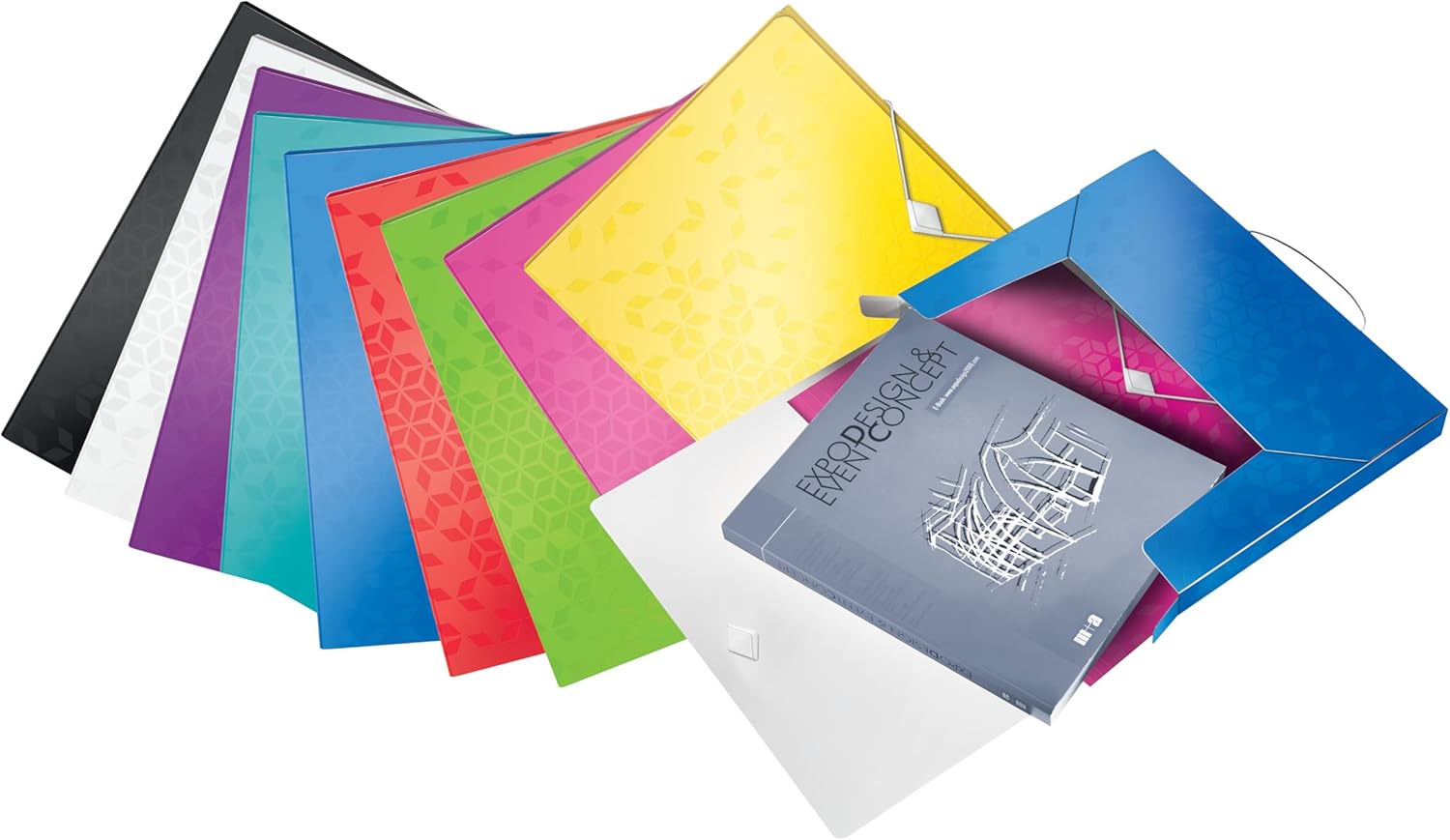 Mapa PP A4/30-50 4P Leitz Wow Box File