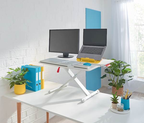 Stojalo za prenosnik, Ergo Cosy Leitz, dvižno, z drsnim pladnjem