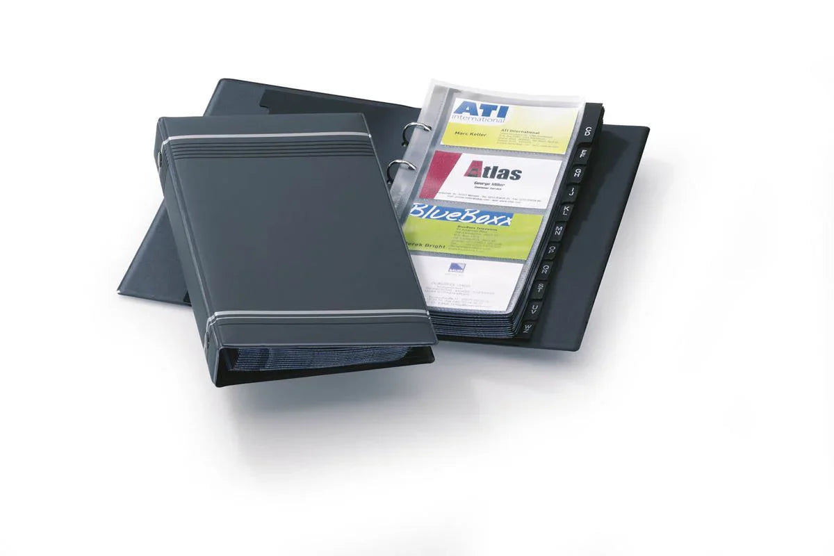 Album za vizitke Durable Visifix 200, 2385, siv