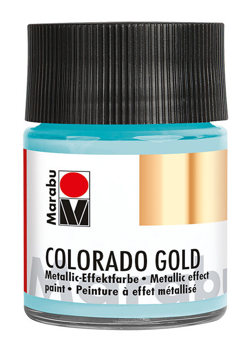 Barva Marabu Colorado Gold, za kovinski učinek, 50 ml