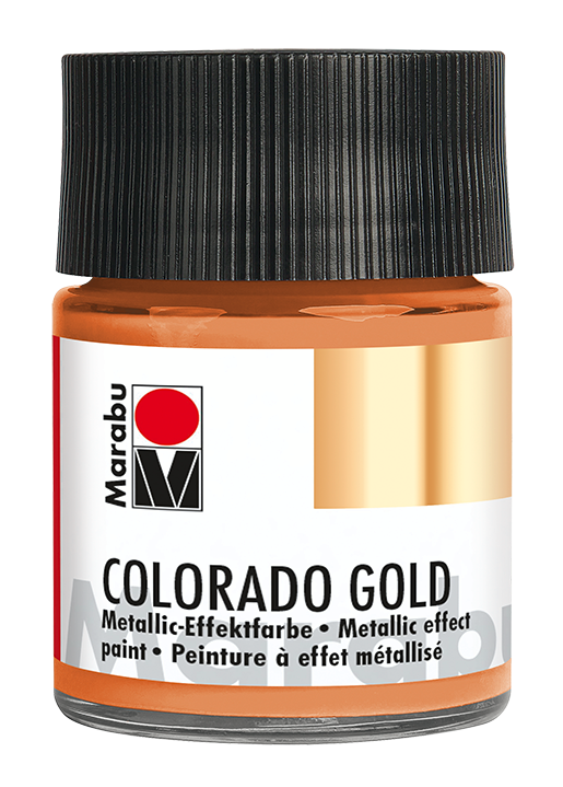 Barva Marabu Colorado Gold, za kovinski učinek, 50 ml