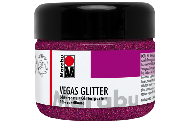 Barva Marabu Vegas Glitter Paste, 225 ml