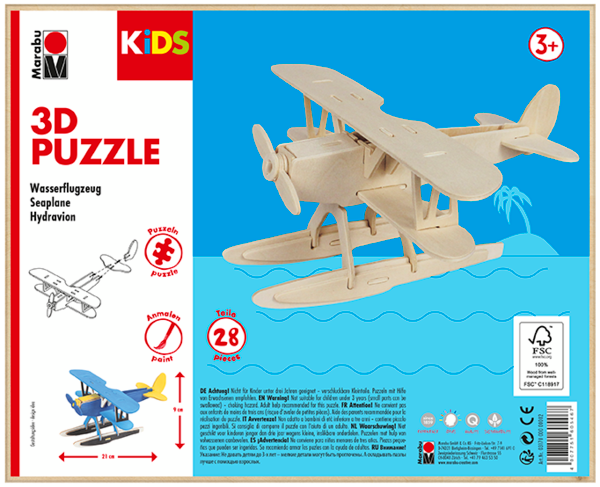 Marabu KiDS 3D Puzzle Hidroplan