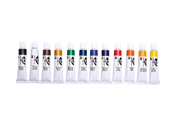 Barva akrilna Marabu Artist, set, 12/1