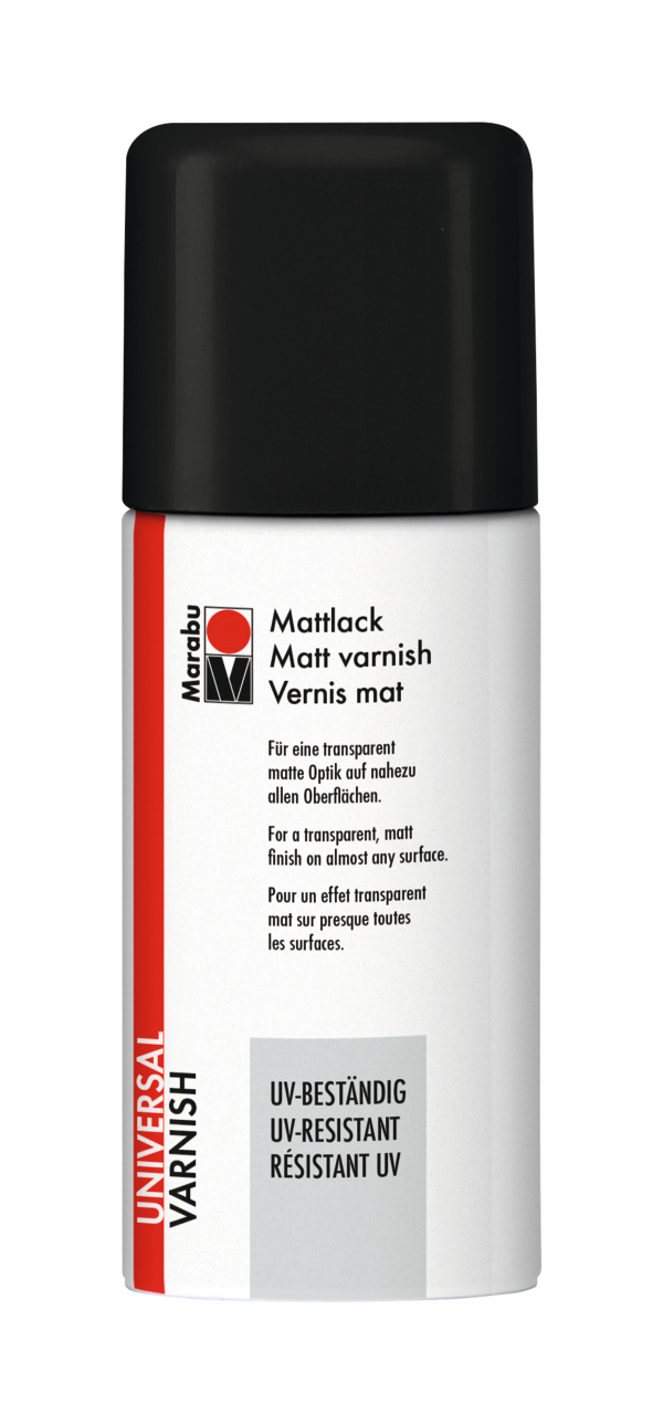 Lak Marabu, v spreju, mat/sijaj/svilnat, 150 ml
