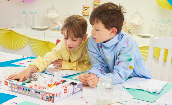 Barva za tekstil Marabu KiDS Party Pack, 6 x 80 ml, 4 x 25 ml