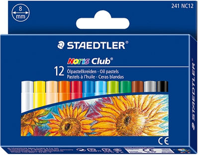 Voščenke Staedtler 241 NC 12 Noris Club, oljne, 12/1