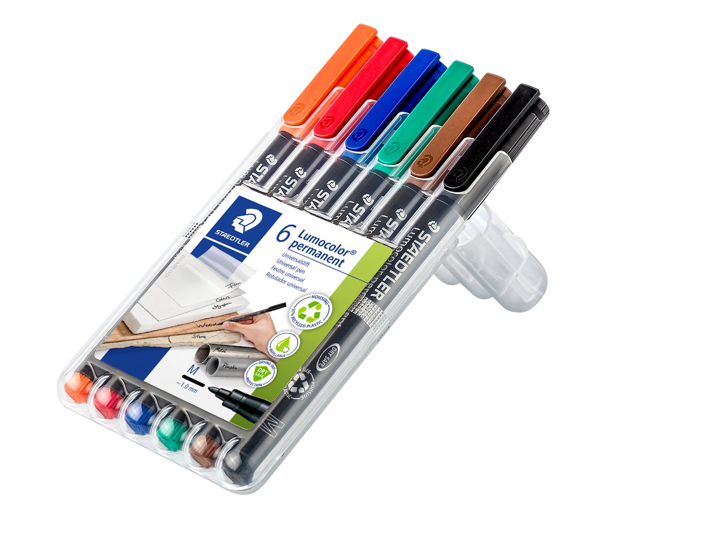 Permanentni marker Staedtler Lumocolor 317 WP4/WP6, 1 mm