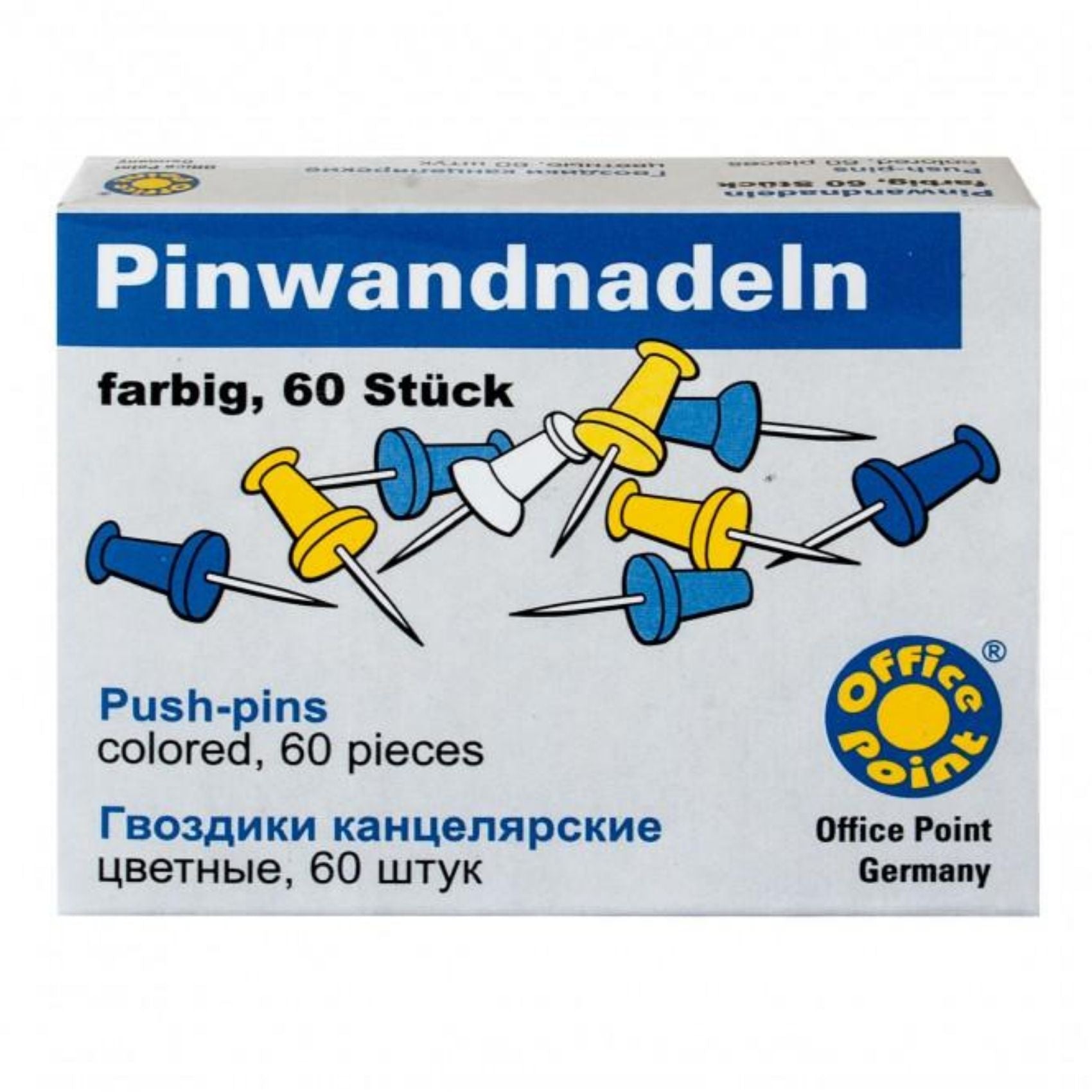 Žebljički risalni Office Point 1520060, plastična glava, 60/1