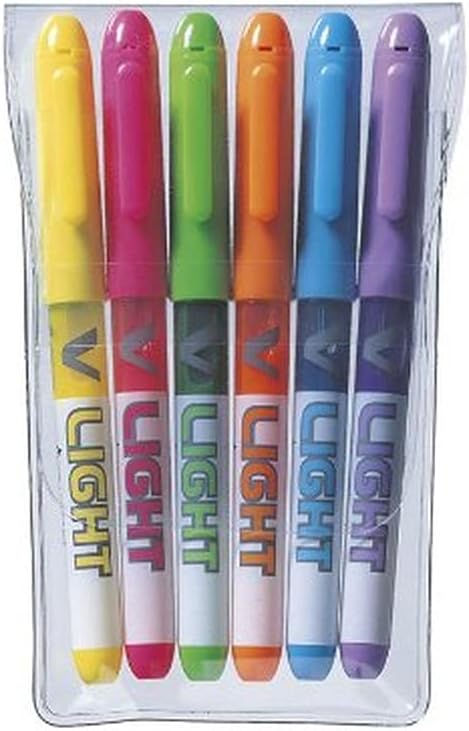 Tekstmarker Pilot SW-VLL, set 6