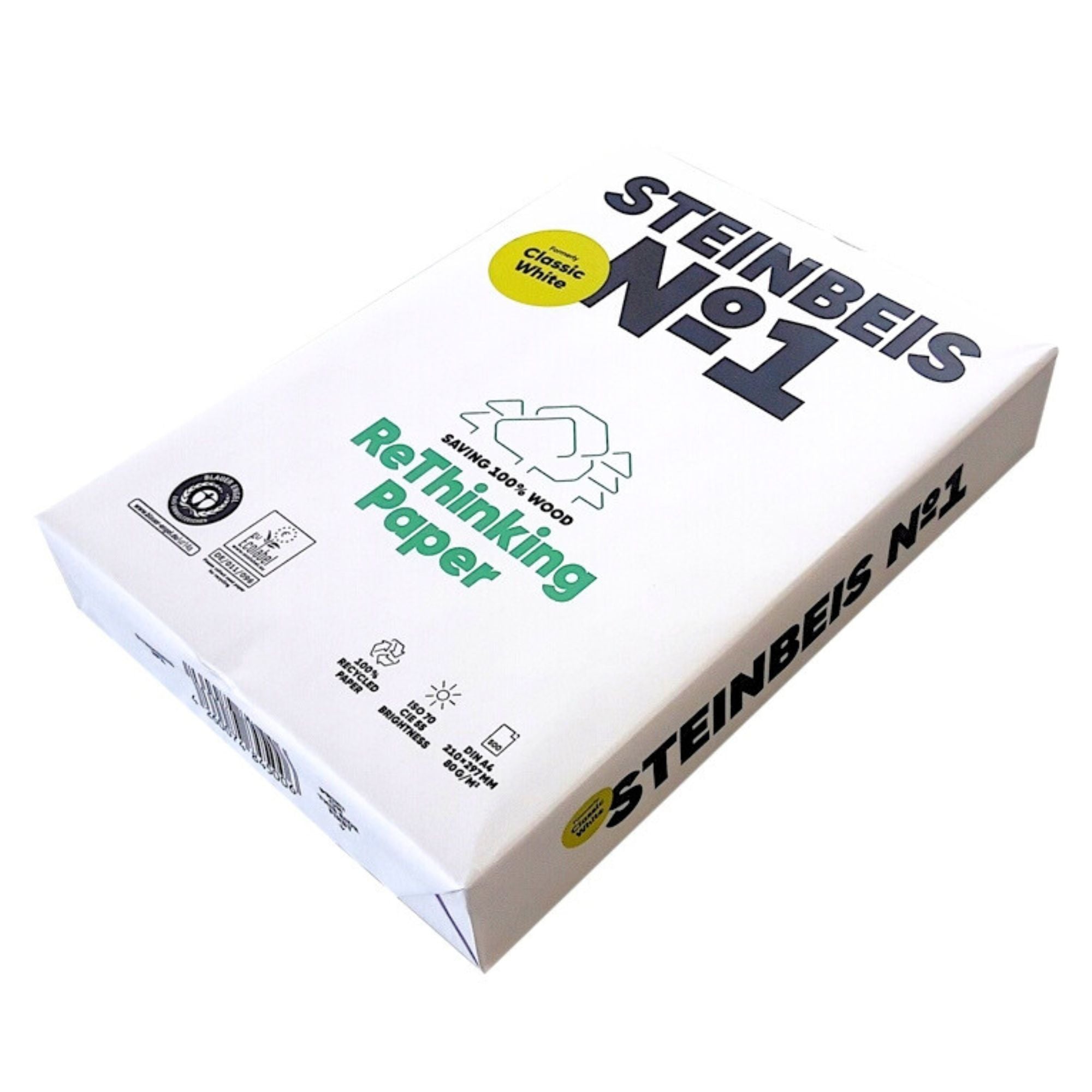Papir Steinbeis No.1, recikliran A4, 80g, 500/1