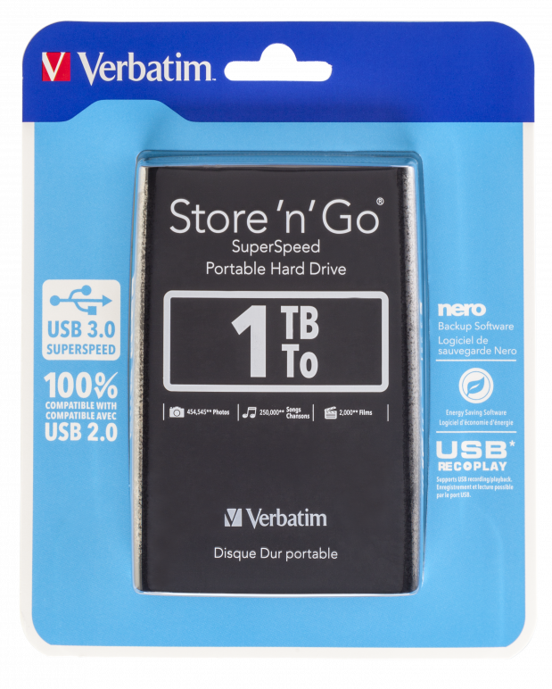 Disk trdi Verbatim Store'N' Go 1TB/2TB