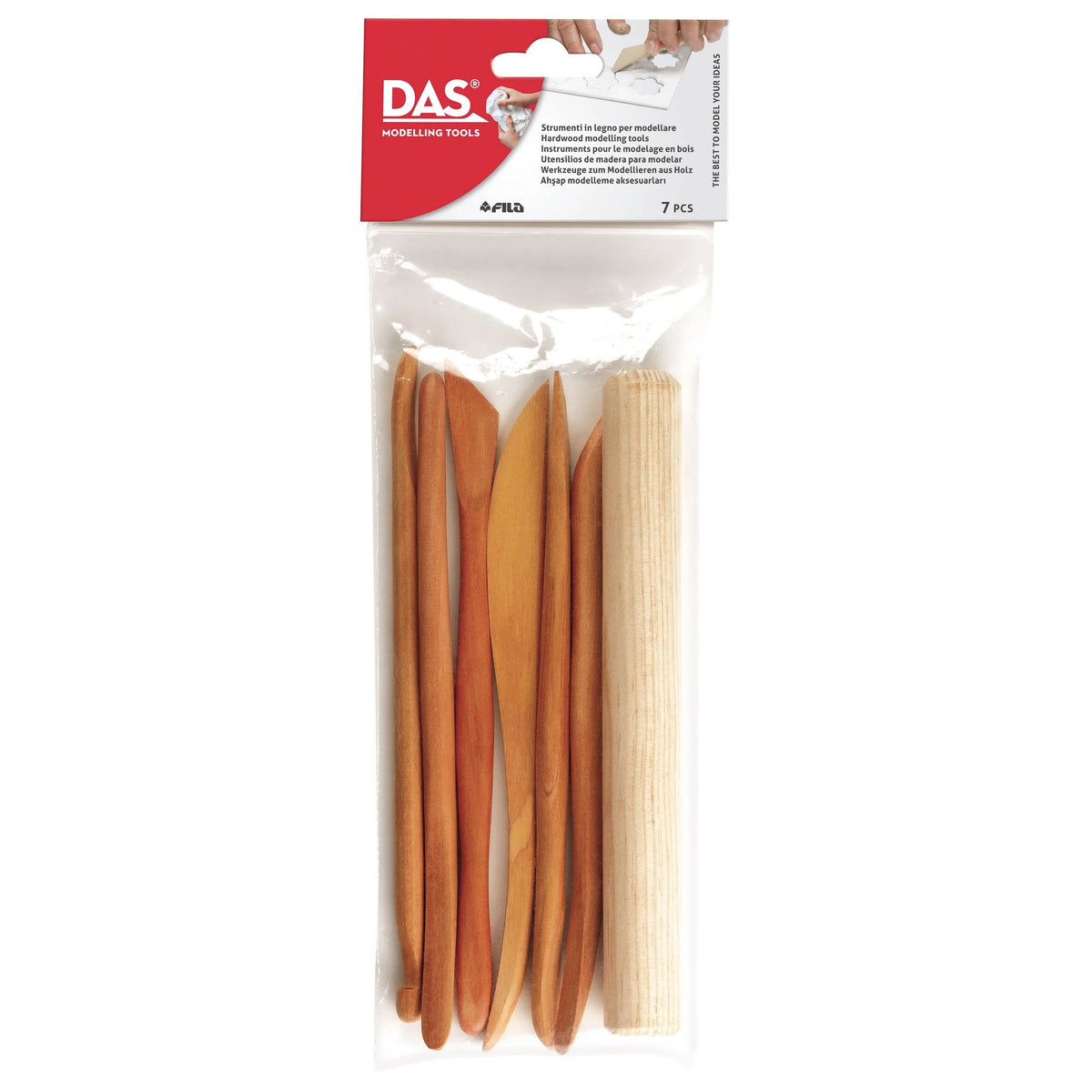 Modelirka lesena DAS 688500, set 7/1