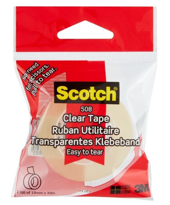 Trak lepilni 3M Scotch 508, 19 mm x 33 m