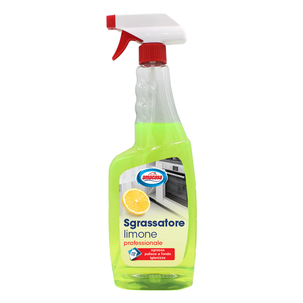 Čistilo za maščobe Sgrassatore Ultra Limone, z razpršilko, vonj limone, 750 ml
