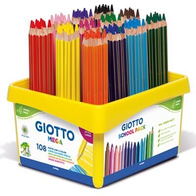 Barvice Giotto 523500/519700 Mega Tri, v PVC embalaži