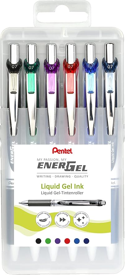 Roler Pentel BL77 Energel, 6/1 + peresnica