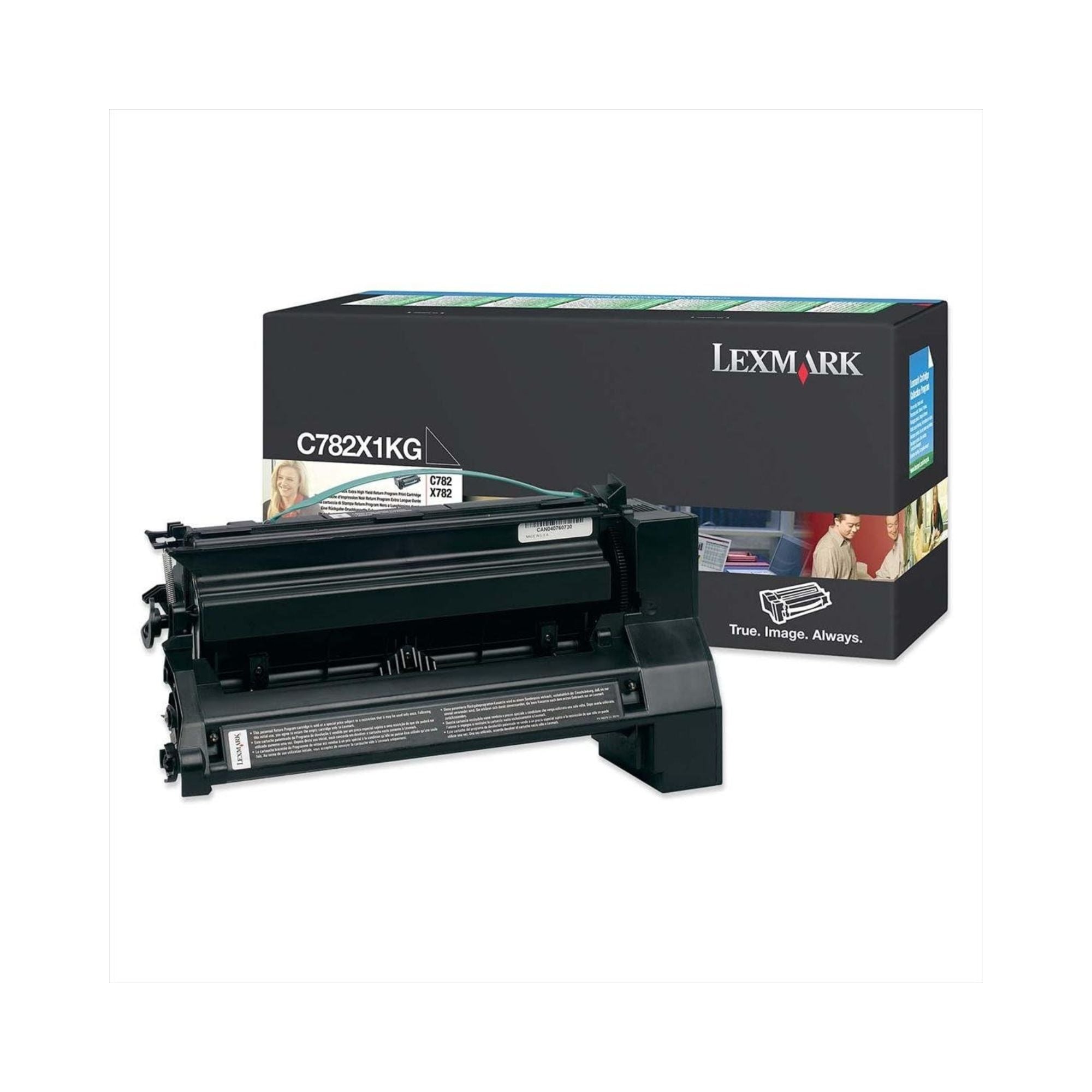 Toner Lexmark 782X1KG, črn