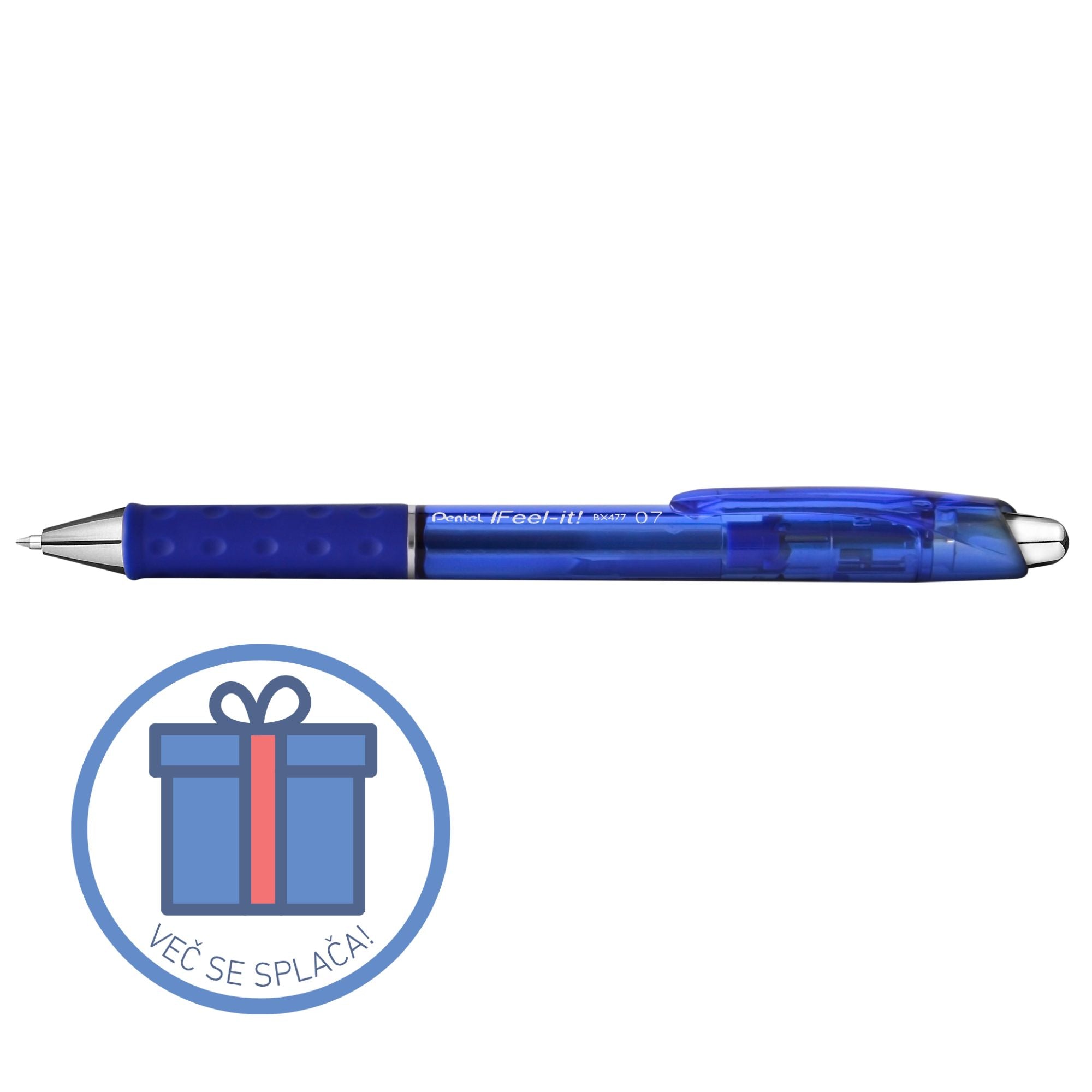 Svinčnik kemični Pentel I Feel It BX477, 0,7 mm