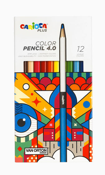 Barvice Carioca Plus 45201/45203, šestkotne, kartonasta škatla