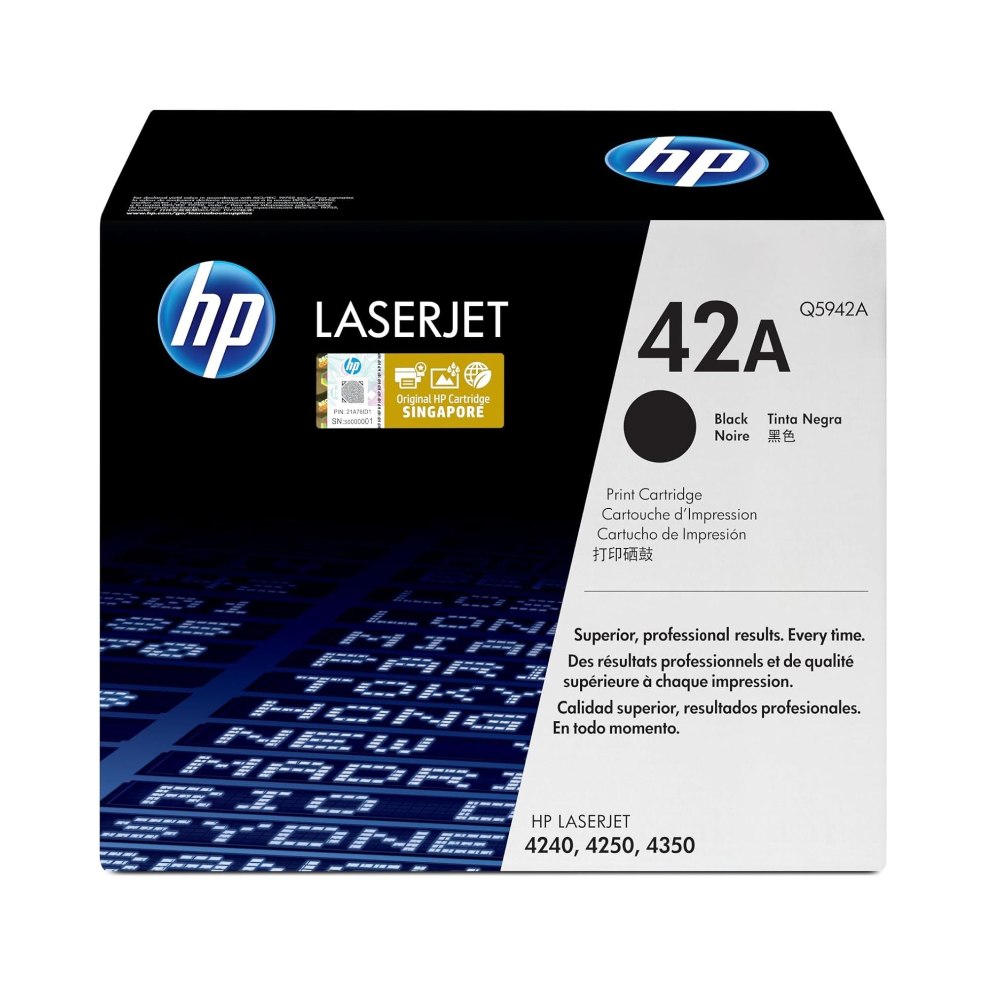 Toner HP Q5942A, črn