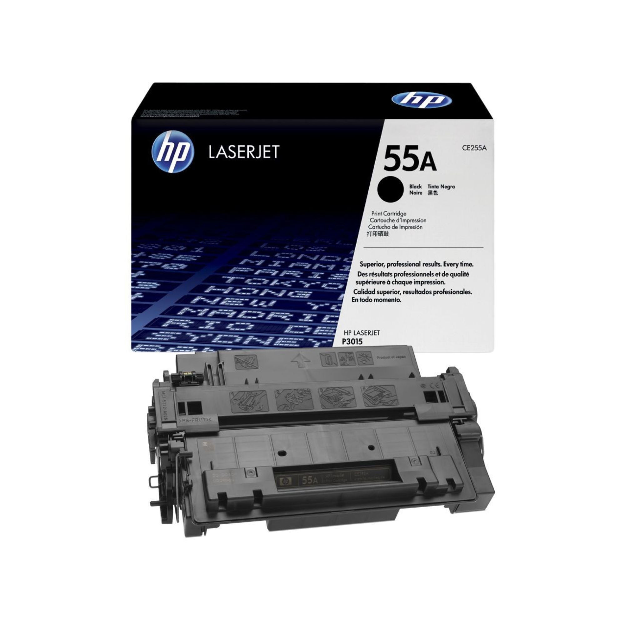 Toner HP CE255A, črn