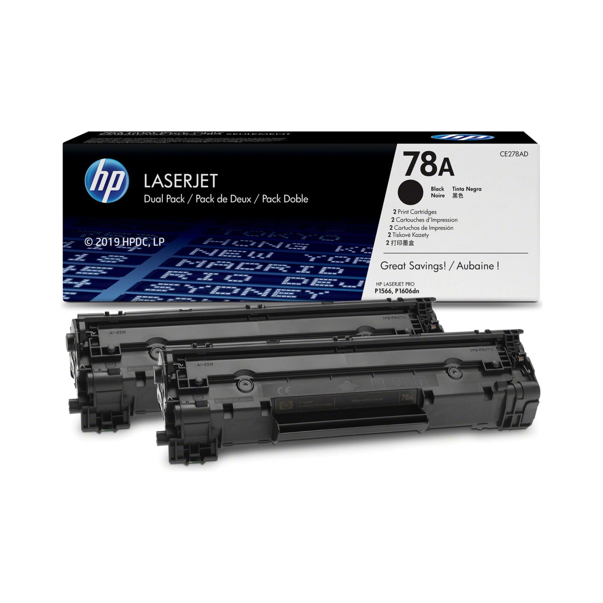 Toner HP CE278AD, črn
