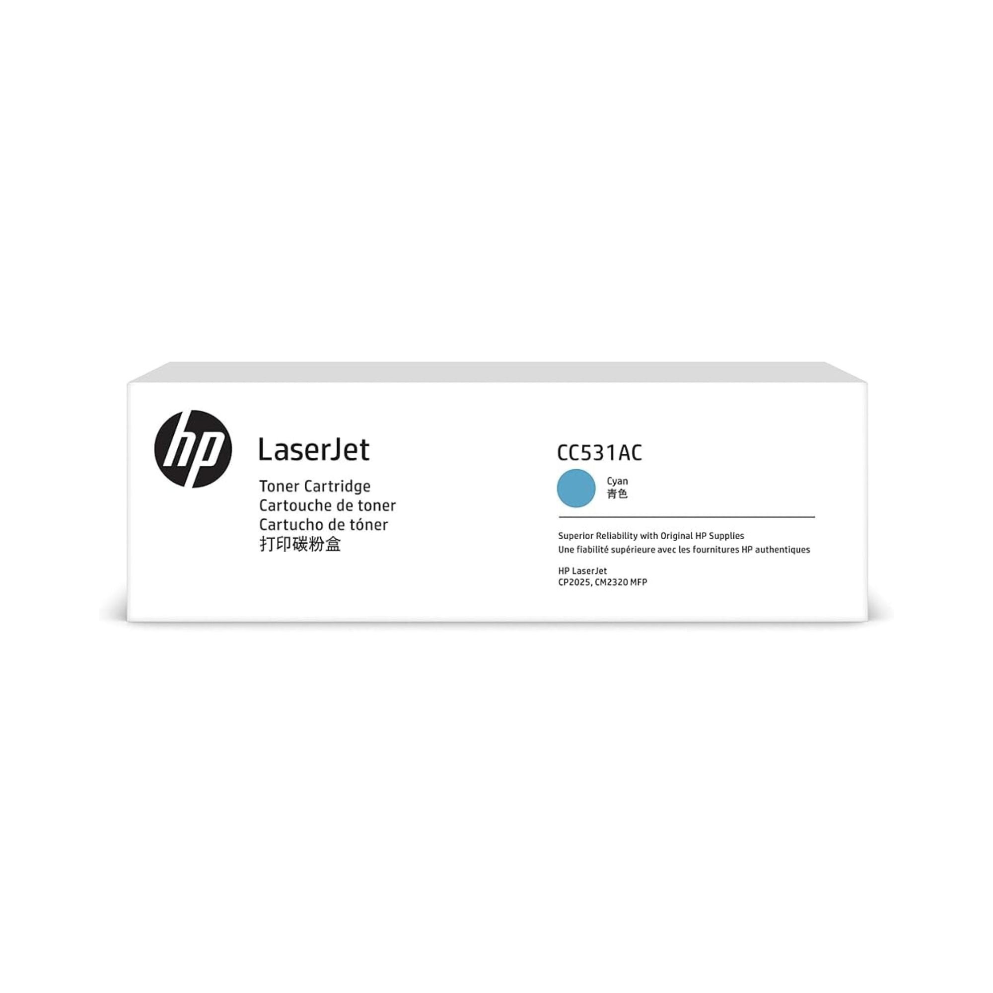 Toner HP CC531AC, cyan moder