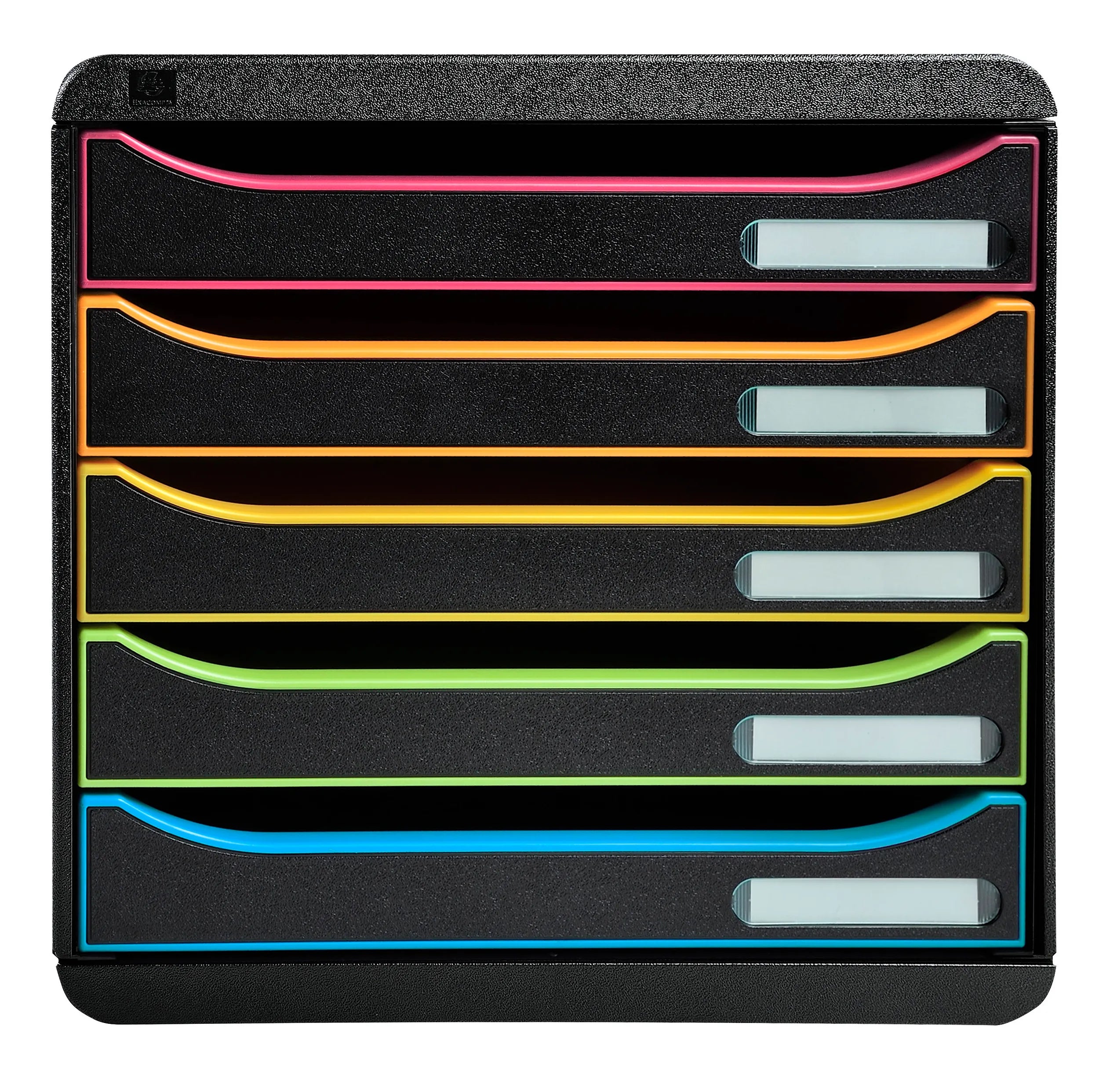 Predalnik Multiform, 1/5, bel ali črn / pisani robovi