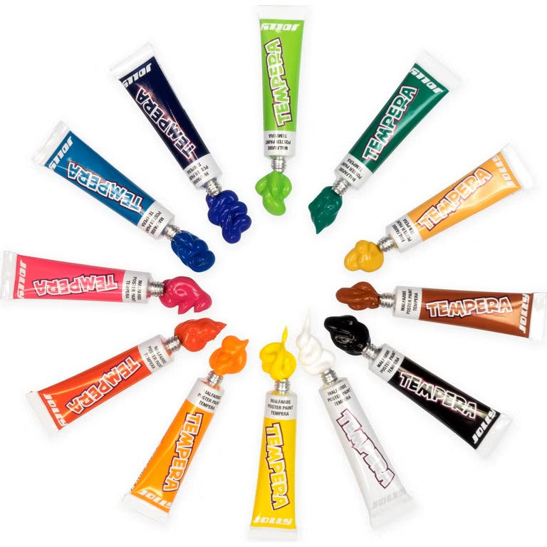 Barve tempera Jolly 9341-0001 Super, 12 x 7,5 ml