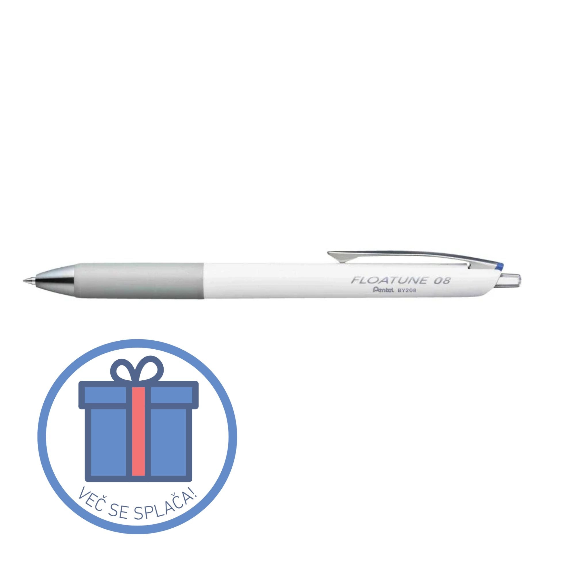 Svinčnik kemični Pentel Floatune BY208, 0,8, moder