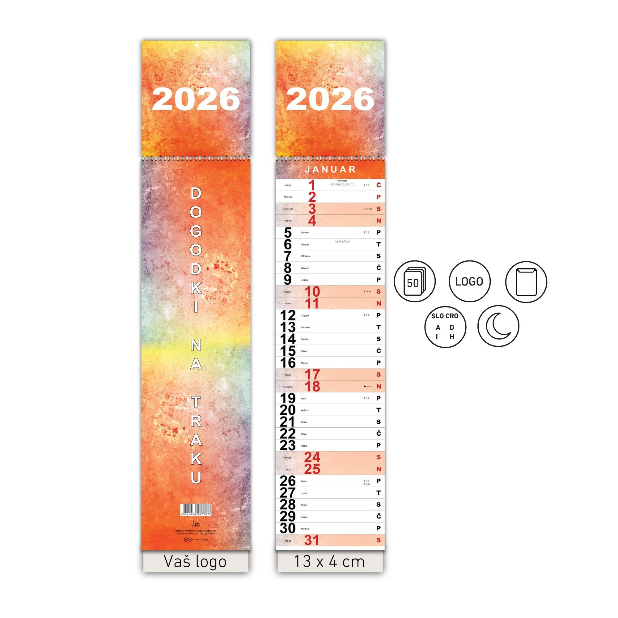 Koledar Dogodki na traku