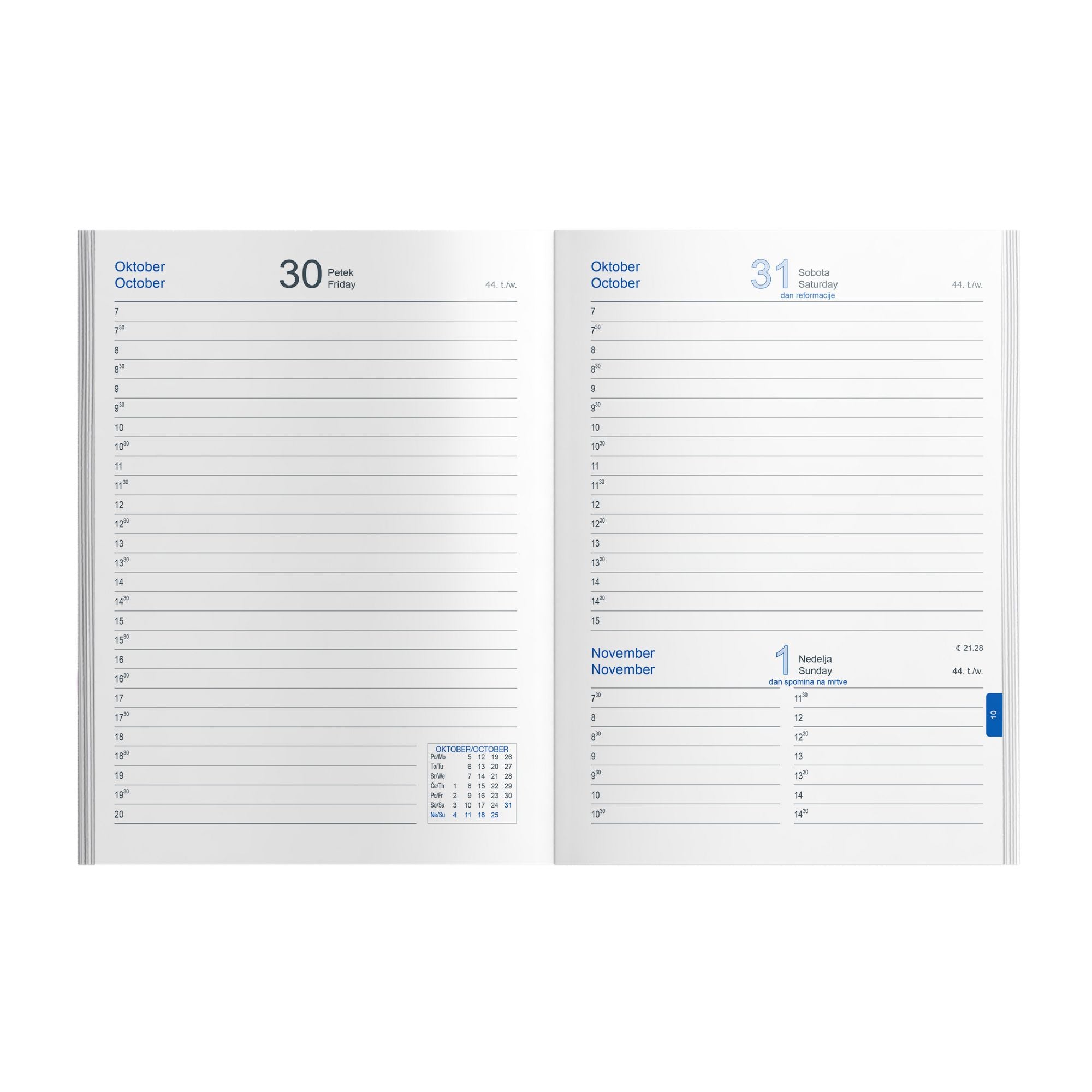 Rokovnik B5 z datumom 2026