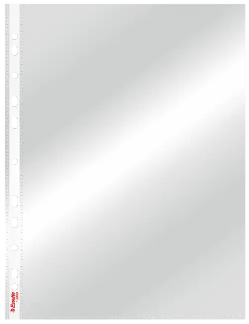 Mapa vložna PP A4 U Esselte 509700, 90 mic, sijaj, 50 kosov