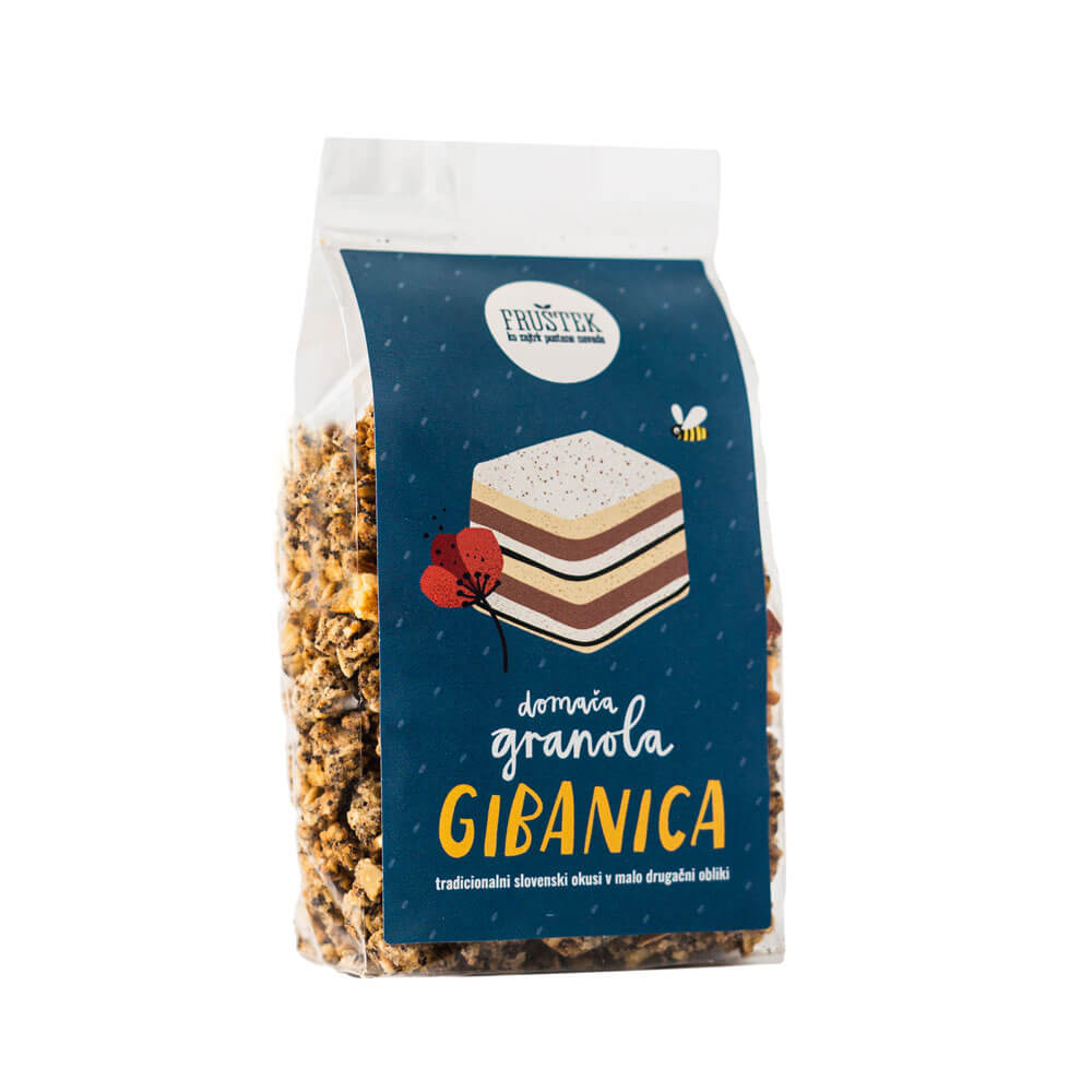 Hrustljava granola Fruštek, mini, 80g
