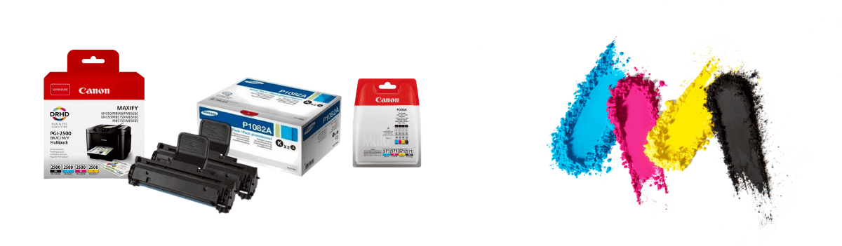 Kompleti potrošnega materiala za tisk | Tonerji, črnila in bobni