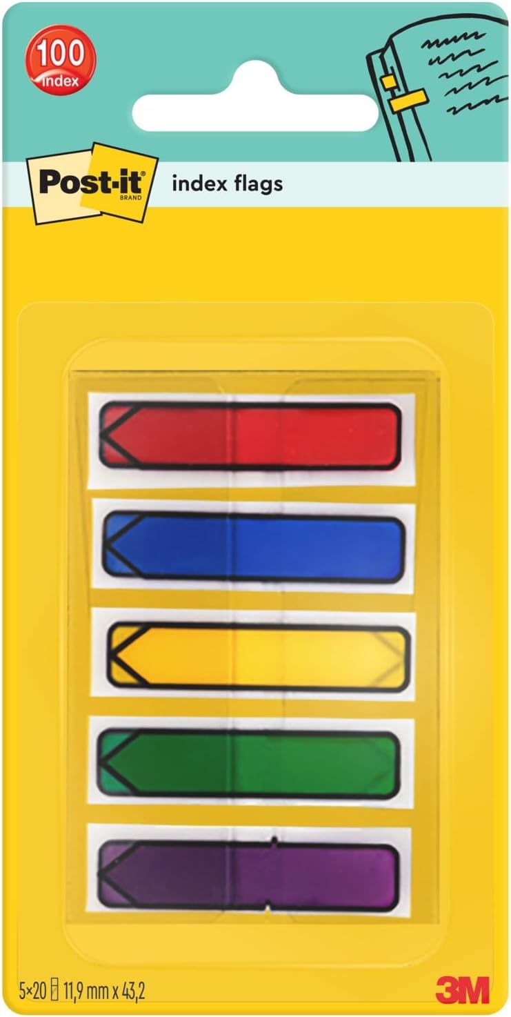 Označevalci samolepilni Post-it 684-ARR1 11,9x43,2 mm 4x24