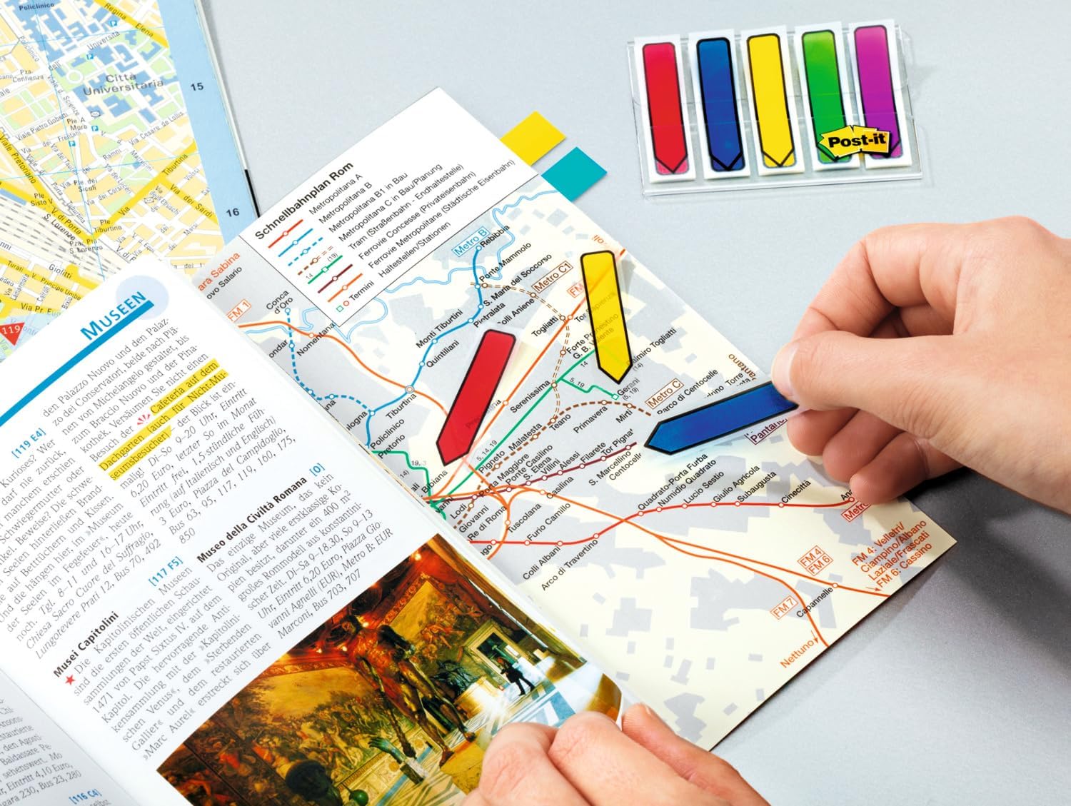 Označevalci samolepilni Post-it 684-ARR1 11,9x43,2 mm 4x24