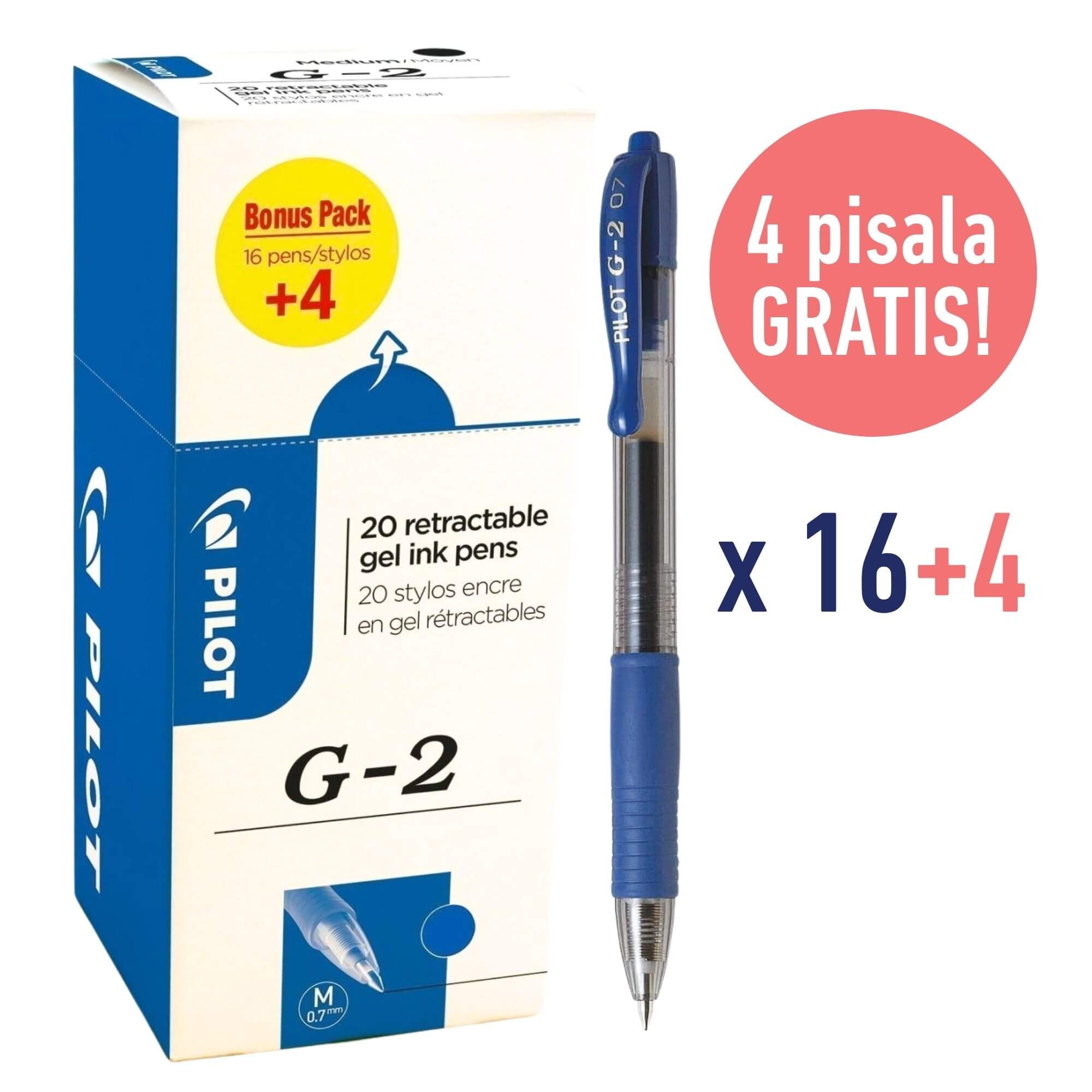 Roler Pilot BL-G2, darilno pakiranje: 16+4