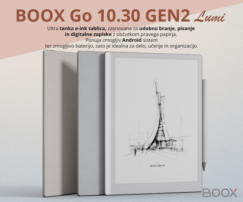 E-bralnik Boox Go 10.3 Gen II Lumi